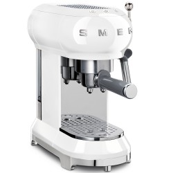 Smeg 50s Retro Style Coffee Machine - White